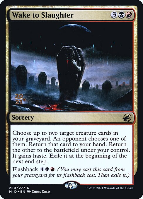 Magic the Gathering Card - Wake to Slaughter - MTG Circle