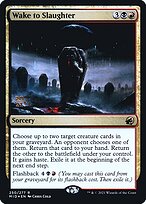 Magic the Gathering Card - Wake to Slaughter - MTG Circle