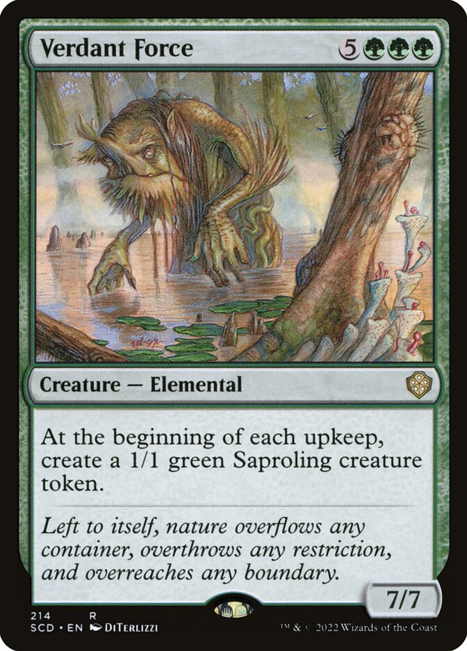 Magic the Gathering Card - Verdant Force - MTG Circle