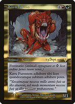 Magic the Gathering Card - Raging Kavu - MTG Circle