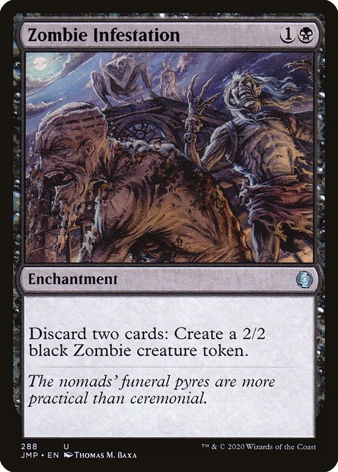 Magic the Gathering Card - Zombie Infestation - MTG Circle