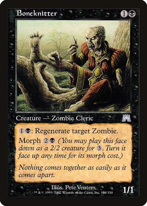 Magic the Gathering Card - Boneknitter - MTG Circle