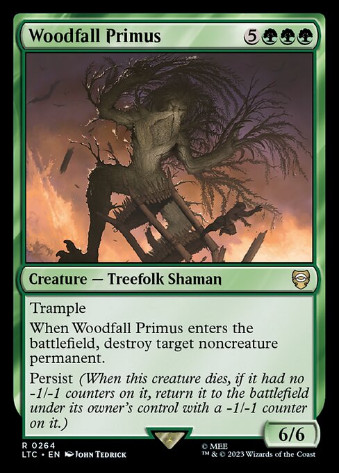 Magic the Gathering Card - Woodfall Primus - MTG Circle