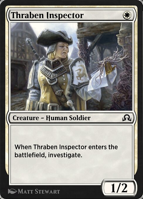 Magic the Gathering Card - Thraben Inspector - MTG Circle