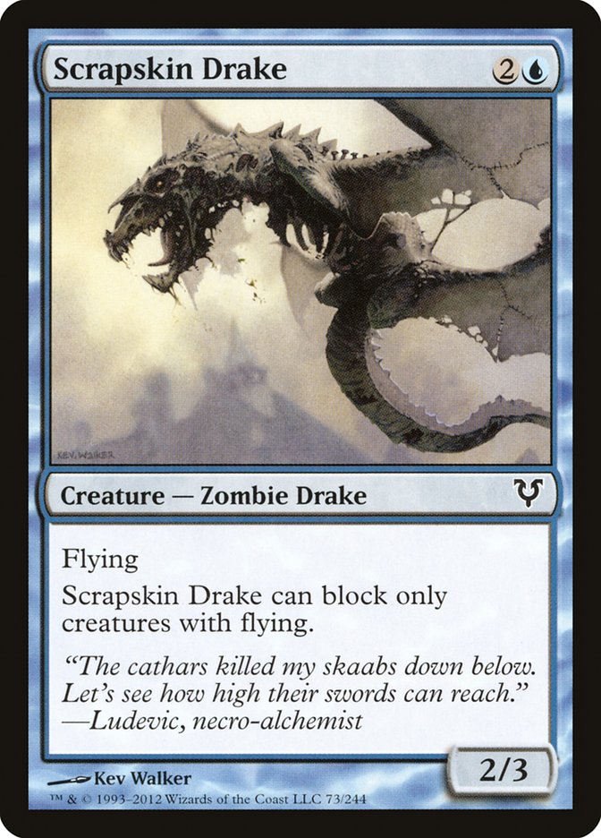 Magic the Gathering Card - Scrapskin Drake - MTG Circle