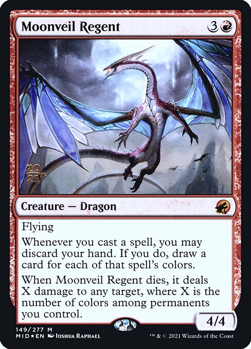 Magic the Gathering Card - Moonveil Regent - MTG Circle