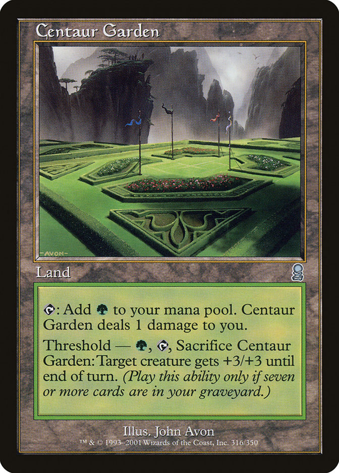 Magic the Gathering Card - Centaur Garden - MTG Circle