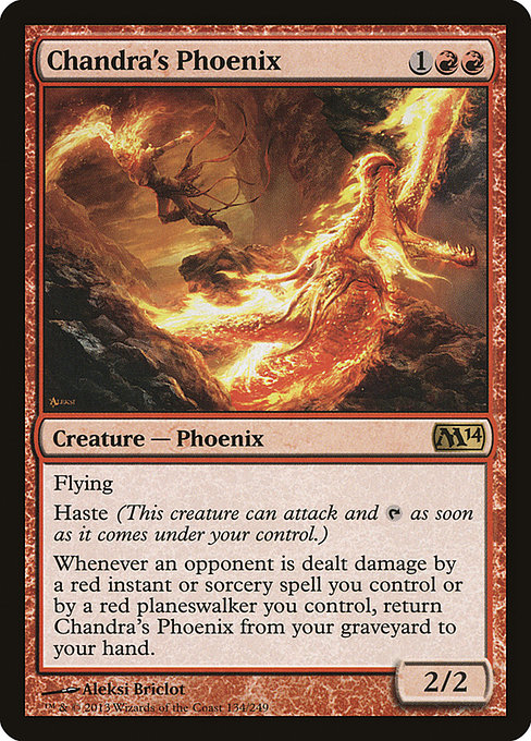 Magic the Gathering Card - Chandra's Phoenix - MTG Circle