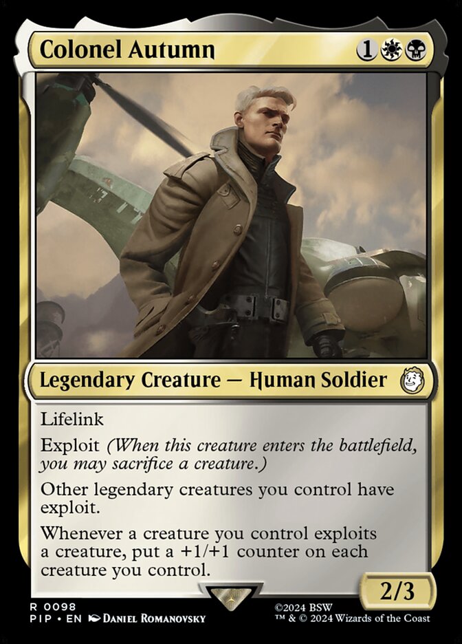 Magic the Gathering Card - Colonel Autumn - MTG Circle