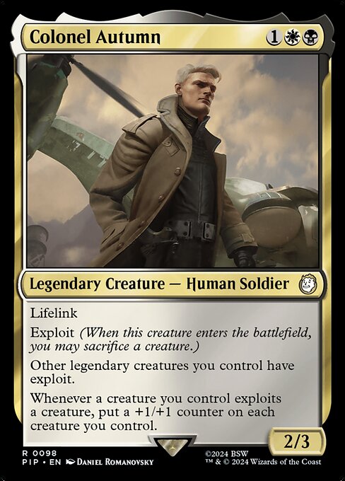 Magic the Gathering Card - Colonel Autumn - MTG Circle