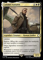 Magic the Gathering Card - Colonel Autumn - MTG Circle