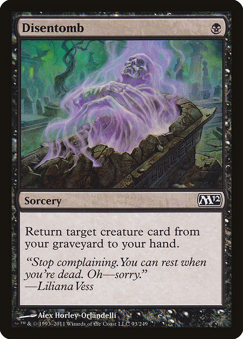 Magic the Gathering Card - Disentomb - MTG Circle