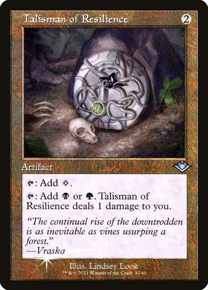 Magic the Gathering Card - Talisman of Resilience - MTG Circle