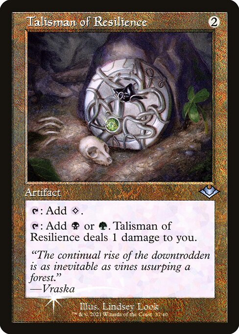 Magic the Gathering Card - Talisman of Resilience - MTG Circle
