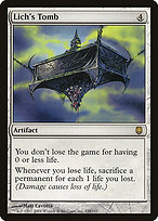 Magic the Gathering Card - Lich's Tomb - MTG Circle