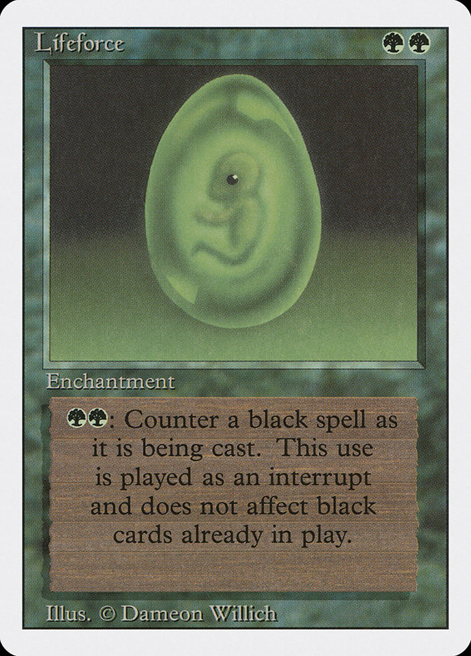 Magic the Gathering Card - Lifeforce - MTG Circle
