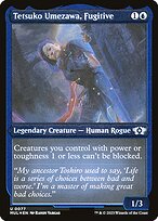 Magic the Gathering Card - Tetsuko Umezawa, Fugitive - MTG Circle
