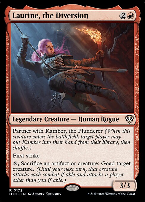 Magic the Gathering Card - Laurine, the Diversion - MTG Circle
