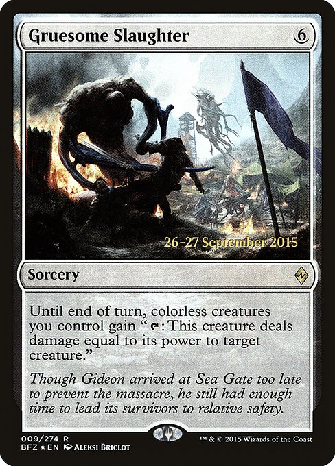Magic the Gathering Card - Gruesome Slaughter - MTG Circle