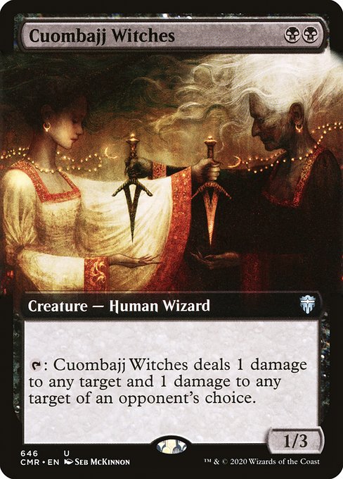 Magic the Gathering Card - Cuombajj Witches - MTG Circle