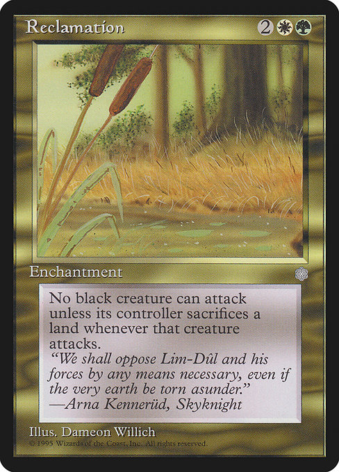 Magic the Gathering Card - Reclamation - MTG Circle