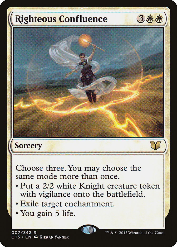 Magic the Gathering Card - Righteous Confluence - MTG Circle