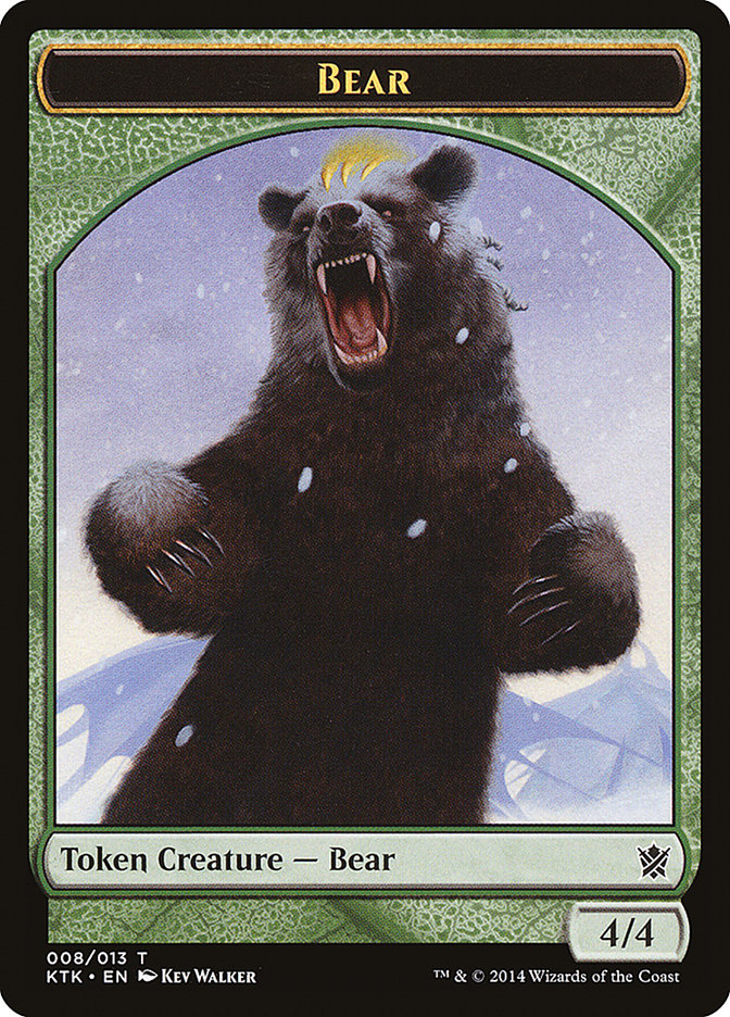 Magic the Gathering Card - Bear - MTG Circle