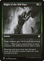 Magic the Gathering Card - Might of the Old Ways - MTG Circle