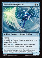 Magic the Gathering Card - Steelswarm Operator - MTG Circle