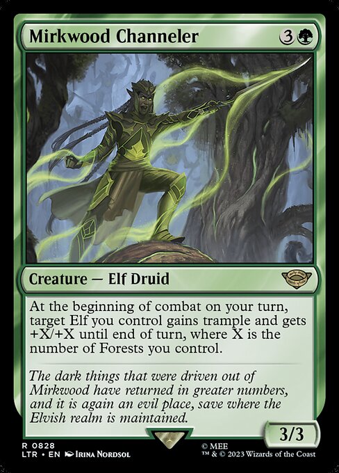 Magic the Gathering Card - Mirkwood Channeler - MTG Circle
