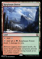 Magic the Gathering Card - Karplusan Forest - MTG Circle