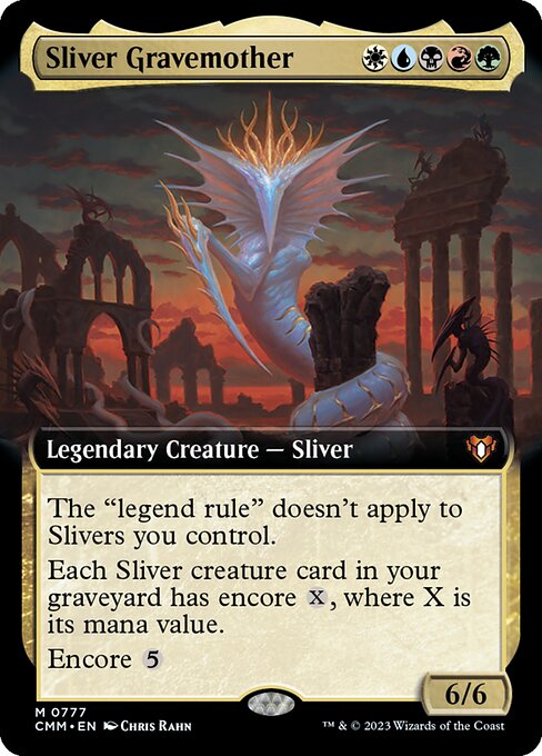 Magic the Gathering Card - Sliver Gravemother - MTG Circle