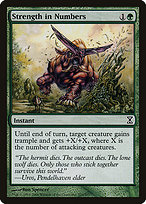 Magic the Gathering Card - Strength in Numbers - MTG Circle