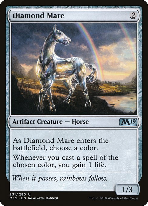 Magic the Gathering Card - Diamond Mare - MTG Circle
