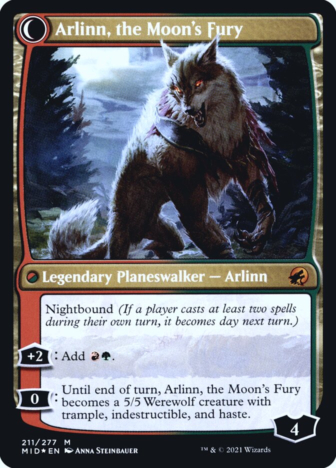 Magic the Gathering Card - Arlinn, the Moon's Fury - MTG Circle