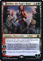Magic the Gathering Card - Arlinn, the Pack's Hope // Arlinn, the Moon's Fury - MTG Circle