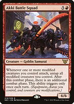 Magic the Gathering Card - Akki Battle Squad - MTG Circle