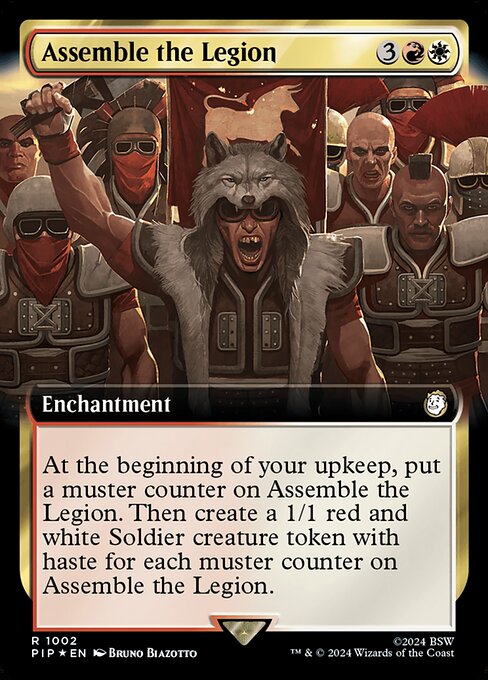 Magic the Gathering Card - Assemble the Legion - MTG Circle