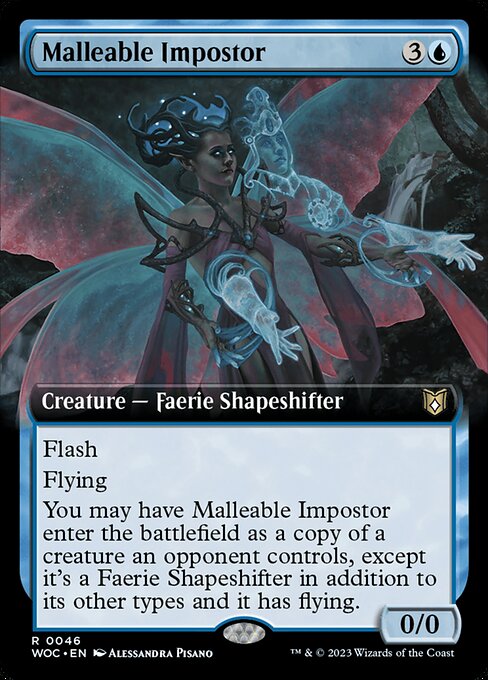 Magic the Gathering Card - Malleable Impostor - MTG Circle