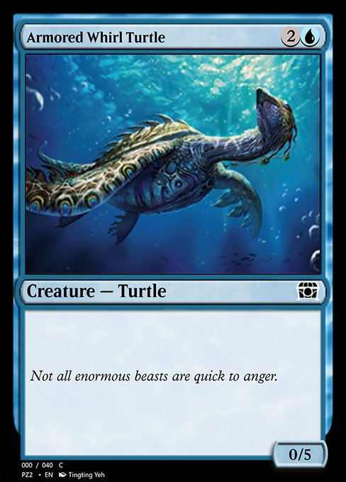 Magic the Gathering Card - Armored Whirl Turtle - MTG Circle