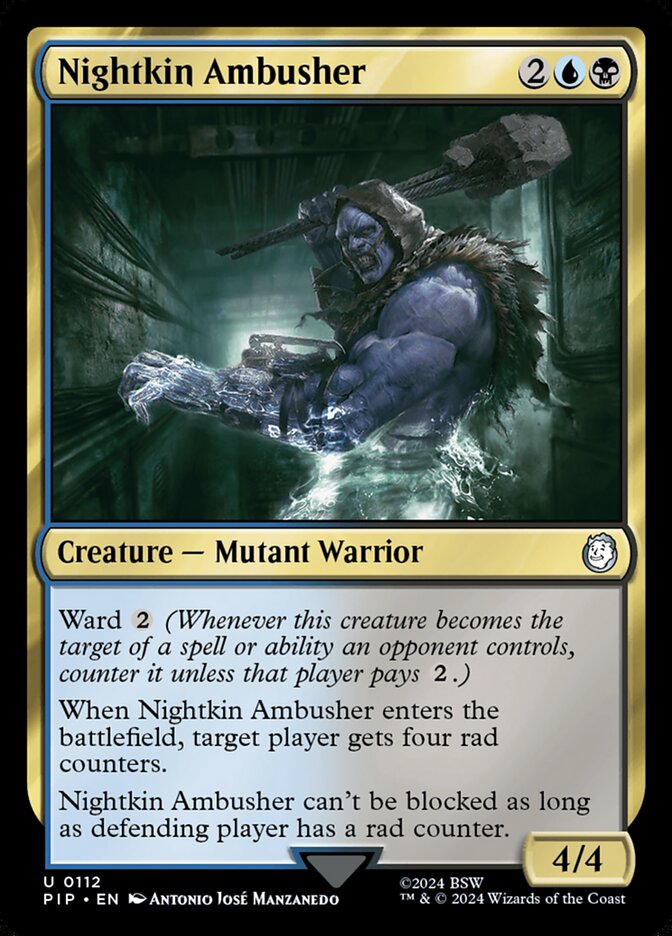 Magic the Gathering Card - Nightkin Ambusher - MTG Circle