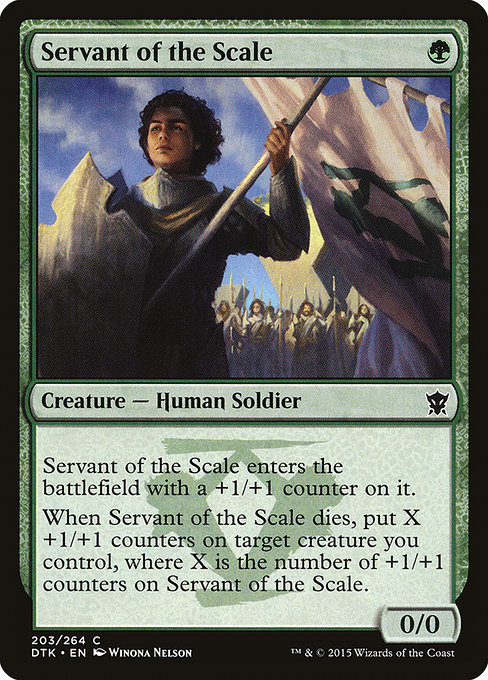 Magic the Gathering Card - Servant of the Scale - MTG Circle