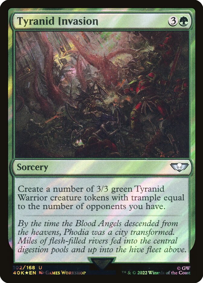 Magic the Gathering Card - Tyranid Invasion - MTG Circle