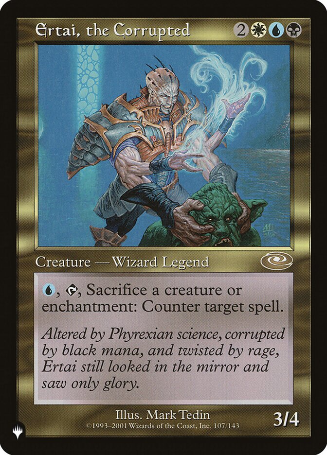Magic the Gathering Card - Ertai, the Corrupted - MTG Circle