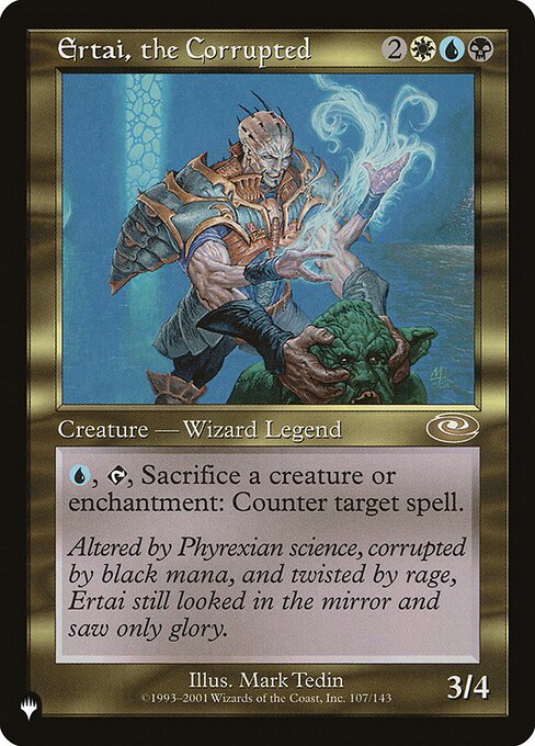 Magic the Gathering Card - Ertai, the Corrupted - MTG Circle