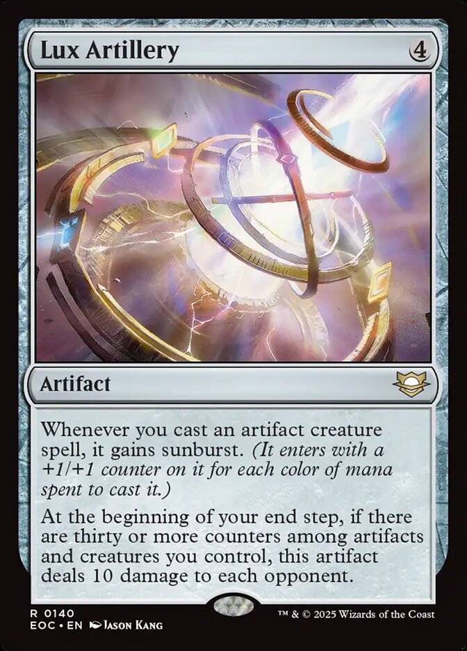 Magic the Gathering Card - Lux Artillery - MTG Circle