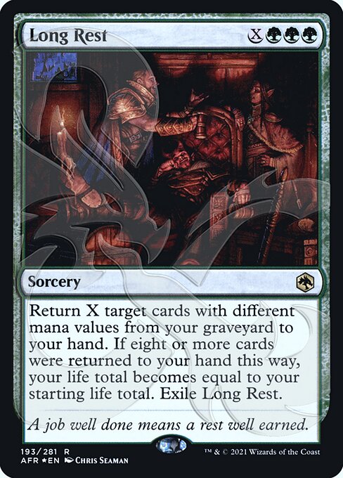 Magic the Gathering Card - Long Rest - MTG Circle