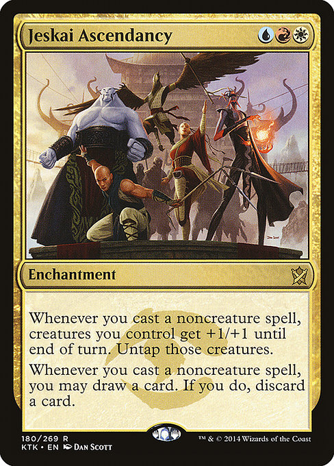 Magic the Gathering Card - Jeskai Ascendancy - MTG Circle