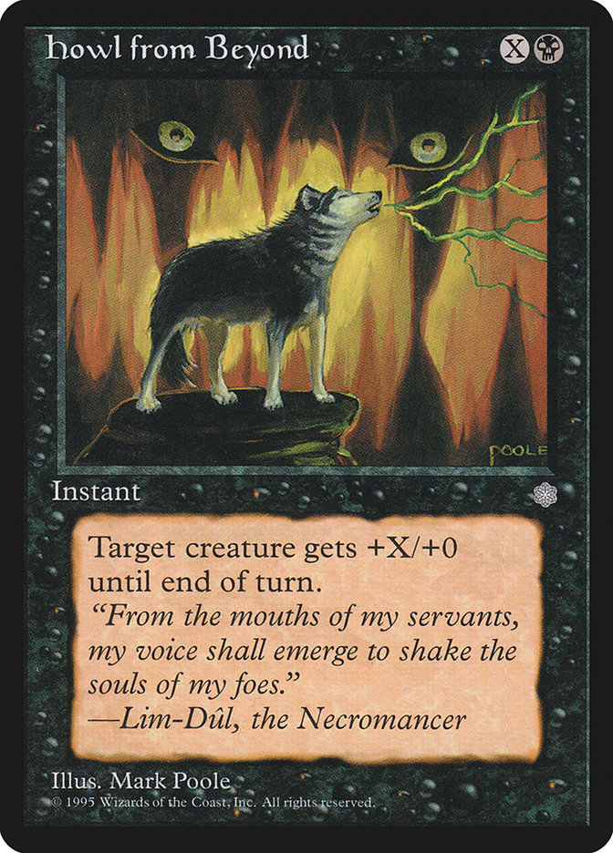 Magic the Gathering Card - Howl from Beyond - MTG Circle