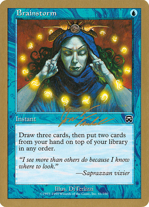 Magic the Gathering Card - Brainstorm - MTG Circle
